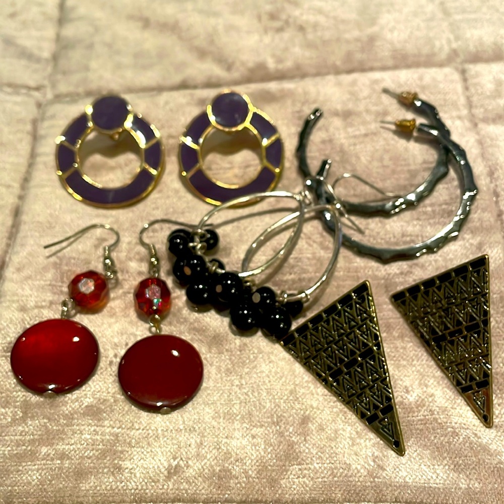 5 Pairs of Earrings Bundle